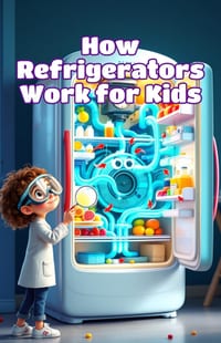 How Refrigerators Work for Kids: The Science of Cooling, Food Freshness, and Everyday Appliances Explained for Ages 6-9 cover