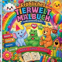 Fröhliches Tierwelt Malbuch: JoyMind Storyline Band 1 cover