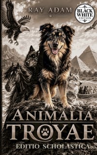 Animalia Troyae: EDITIO SCHOLASTICA - SCHÜLERAUSGABE in SCHWARZ-WEISS - Ein moderner Abenteuerroman in lateinischer Sprache cover