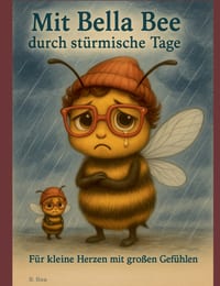 Mit Bella Bee durch stürmische Tage: Für kleine Herzen mit großen Gefühlen: Dein Gefühlshelfer für Schule, Streit und Sorgen cover