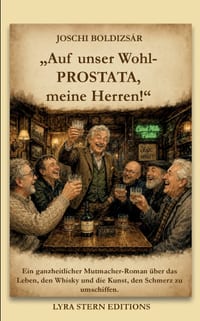 "Auf unser Wohl - Prostata, meine Herren!": Ein ganzheitlicher Mutmacher-Roman über das Leben, den Whisky und die Kunst, den Schmerz zu umschiffen. cover