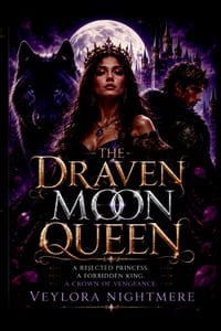 The Draven Moon Queen: A Rejected Princess. A Forbidden King. A Crown of Vengeance cover