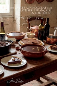 100 tartes au chocolat: la pâtisserie française en robe brune cover