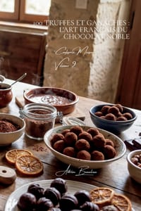 100 Truffes et Ganaches: l'art français du chocolat noble cover