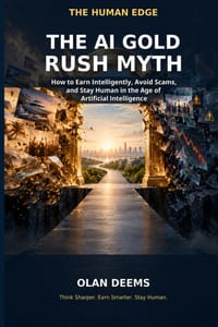 The AI Gold Rush Myth: How to Earn Intelligently, Avoid Scams, and Stay Human in the Age of Artificial Intelligence cover