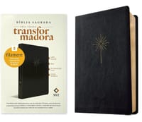Bíblia Sagrada Nvt Slim Letra Grande Com Filament (Leatherlike, Black) cover
