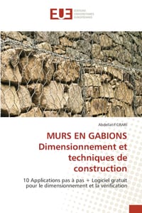 MURS EN GABIONS Dimensionnement et techniques de construction cover