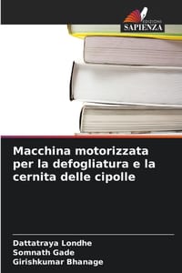 Macchina motorizzata per la defogliatura e la cernita delle cipolle cover