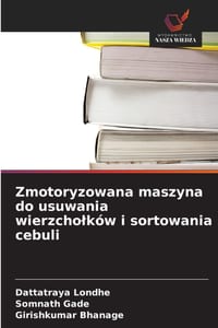Zmotoryzowana maszyna do usuwania wierzcholków i sortowania cebuli cover