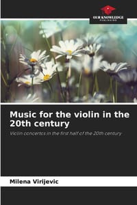 Music for the violin in the 20th century cover