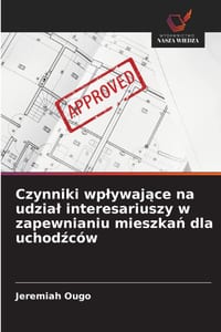 Czynniki wplywające na udzial interesariuszy w zapewnianiu mieszkań dla uchodźców cover