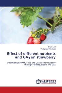 Effect of different nutrients and GA3 on strawberry cover