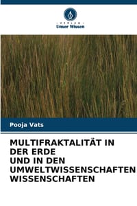 Multifraktalität in Der Erde Und in Den Umweltwissenschaften Wissenschaften cover