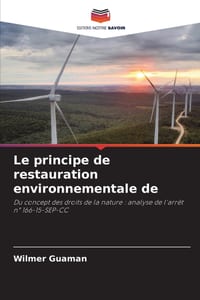 Le principe de restauration environnementale de cover