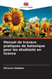 Manuel de travaux pratiques de botanique pour les étudiants en licence cover