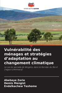Vulnérabilité des ménages et stratégies d'adaptation au changement climatique cover