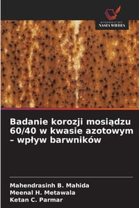 Badanie korozji mosiądzu 60/40 w kwasie azotowym - wplyw barwników cover