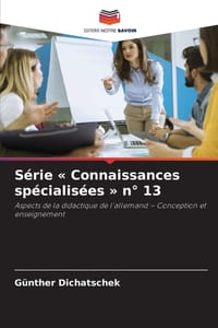 Série Connaissances spécialisées n° 13 cover