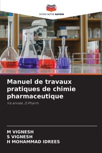 Manuel de travaux pratiques de chimie pharmaceutique cover