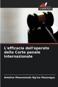L'efficacia dell'operato della Corte penale internazionale cover