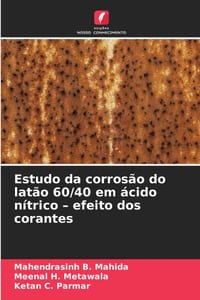 Estudo da corrosão do latão 60/40 em ácido nítrico - efeito dos corantes cover