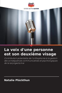 La voix d'une personne est son deuxième visage cover
