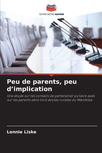 Peu de parents, peu d'implication cover