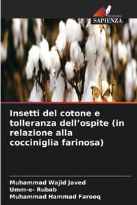 Insetti del cotone e tolleranza dell'ospite (in relazione alla cocciniglia farinosa) cover