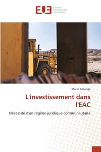 L'investissement dans l'EAC cover