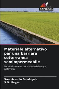 Materiale alternativo per una barriera sotterranea semimpermeabile cover