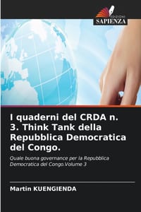 I quaderni del CRDA n. 3. Think Tank della Repubblica Democratica del Congo. cover