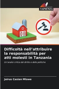 Difficoltà nell'attribuire la responsabilità per atti molesti in Tanzania cover