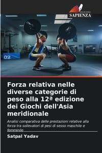 Forza relativa nelle diverse categorie di peso alla 12a edizione dei Giochi dell'Asia meridionale cover