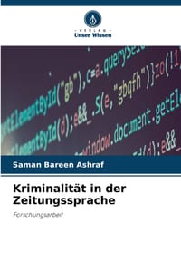 Kriminalität in der Zeitungssprache cover