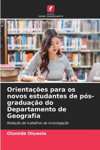Orientações para os novos estudantes de pós-graduação do Departamento de Geografia cover