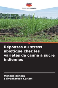 Réponses au stress abiotique chez les variétés de canne à sucre indiennes cover
