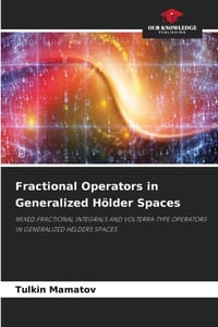 Fractional Operators in Generalized Hölder Spaces cover