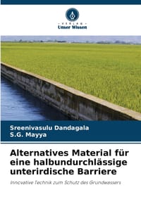 Alternatives Material für eine halbundurchlässige unterirdische Barriere cover