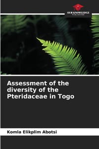 Assessment of the diversity of the Pteridaceae in Togo cover