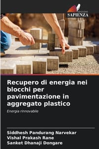 Recupero di energia nei blocchi per pavimentazione in aggregato plastico cover