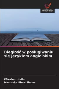 Bieglośc w poslugiwaniu się językiem angielskim cover