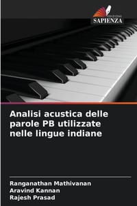 Analisi acustica delle parole PB utilizzate nelle lingue indiane cover