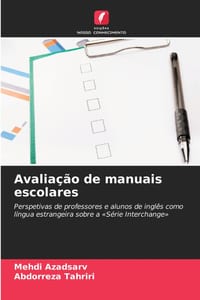 Avaliação de manuais escolares cover