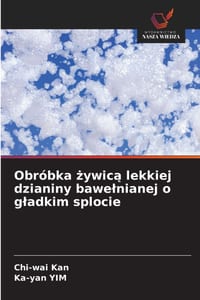 Obróbka żywicą lekkiej dzianiny bawelnianej o gladkim splocie cover