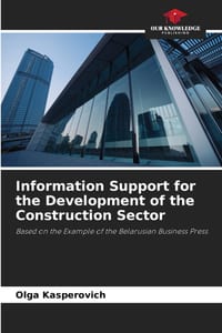 Information Support for the Development of the Construction Sector cover