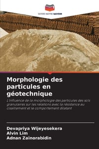 Morphologie des particules en géotechnique cover