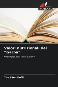 Valori nutrizionali del "Garba" cover