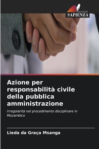 Azione per responsabilità civile della pubblica amministrazione cover