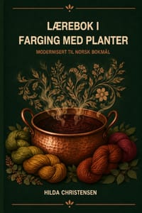 L�rebok i farging med planter cover