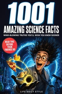 1001 Amazing Science Facts Book: A Journey Through Myths, History, and Discovery-Mind-Blowing Insights for Teens, Adults, and Seniors on Nature, Cultu cover